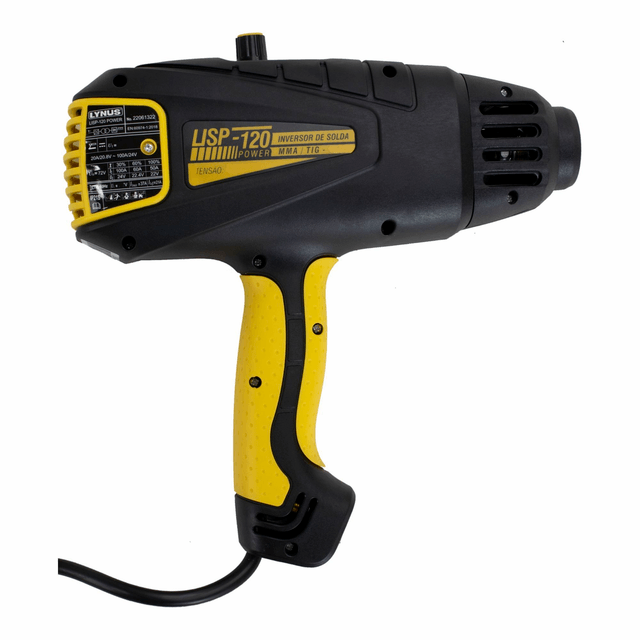 LISP-120 LYNUS INVERSORA DE SOLDA MMA PISTOLA 100 AMPERES 127V