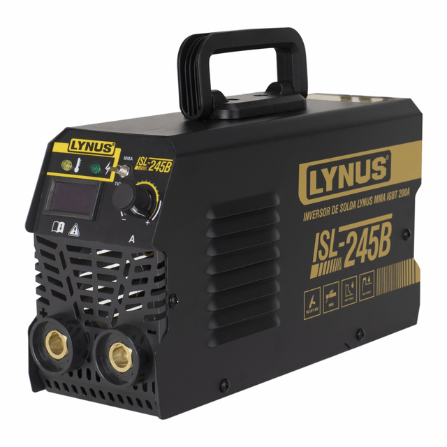 ISL-245B INVERSOR DE SOLDA LYNUS MMA / TIG 200A SERRALHEIRO BIVOLT 