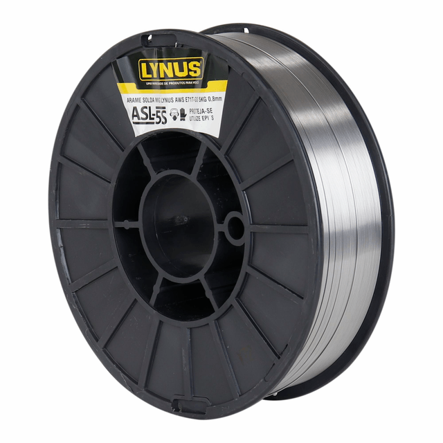 ARAME SOLDA MIG LYNUS AWS E71T-GS 1KG 0,8 M