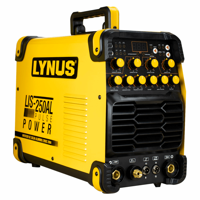 LIS-250AL PULSE - INVERSORA DE SOLDA ALUMÍNIO LYNUS 200A