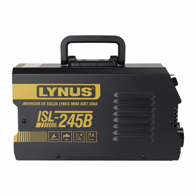 ISL-245B INVERSOR DE SOLDA LYNUS MMA / TIG 200A SERRALHEIRO BIVOLT 