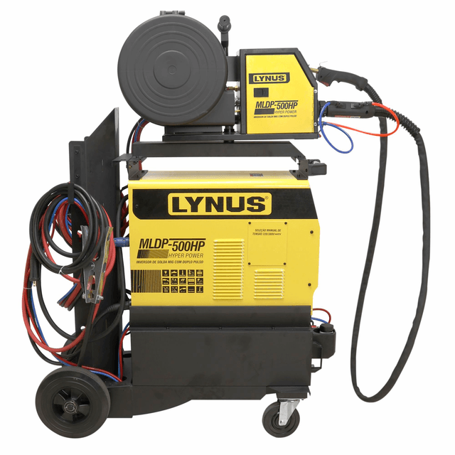 Inversor Cabeçote Externo MIG 500 Amperes Trifásico Bivolt Modelo MLDP-500 Lynus