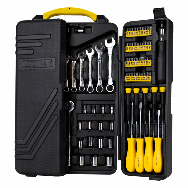 LKF-116 LYNUS KIT FERRAMENTAS 115 PECAS 