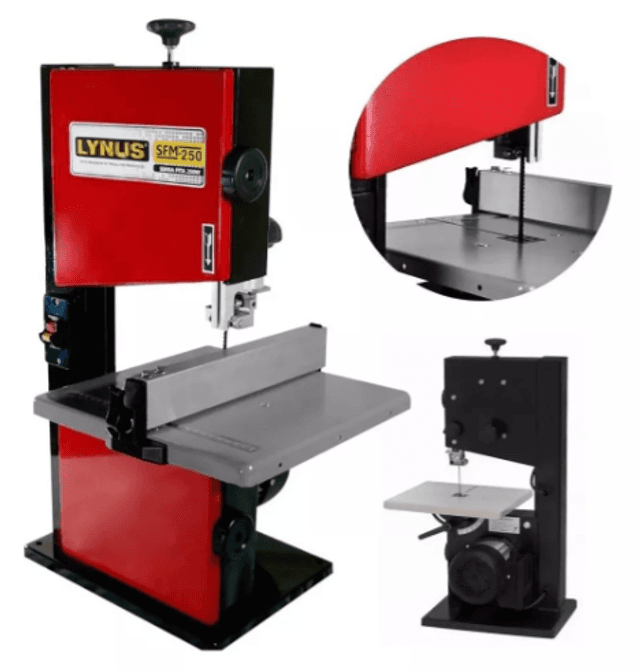 SFM-250 SERRA FITA DE BANCADA 250W 220V - BIVOLT 